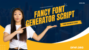 Fancy Font Generator Script for Blogger