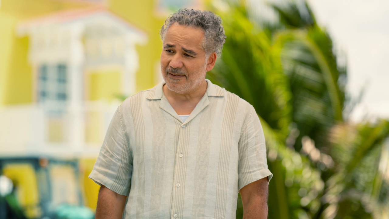 John Ortiz in 'Bad Monkey' premieres August 14, 2024 on Apple TV+.