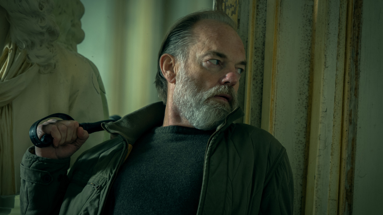 Hugo Weaving in 'Slow Horses' Season 4 is now streaming on Apple TV+.