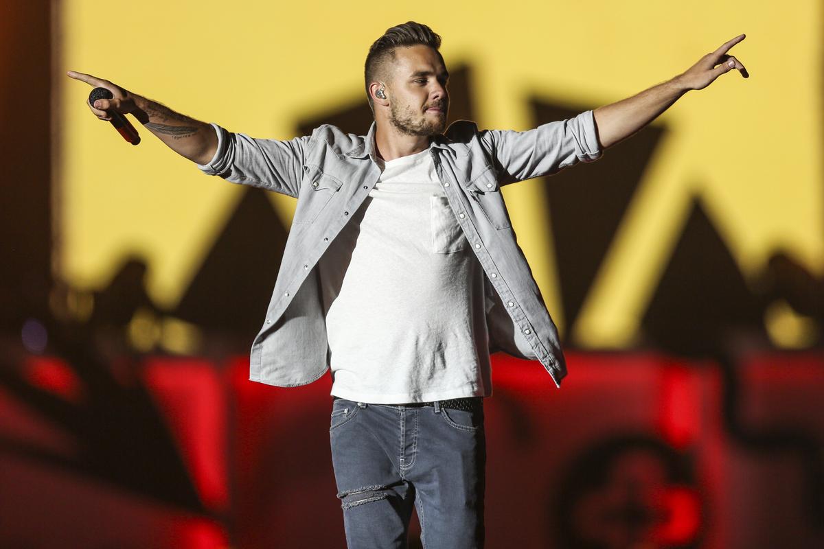 FILE - One Direction's Liam Payne performs during the Honda Civic Tour at Qualcomm Stadium on Thursday, July 9, 2015 in San Diego, Calif.